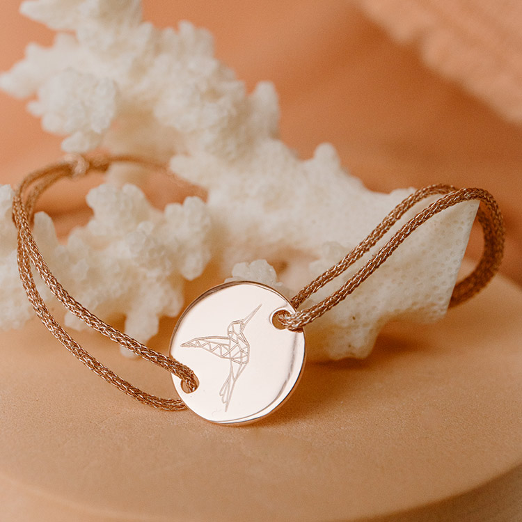 Pulsera personalizada <i>Hope</i> oro rosa